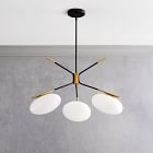Champignon 3-Light Chandelier (31")