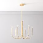 Swoop Arm Chandelier (25"&ndash;30")