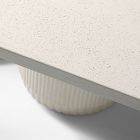 Fluted Outdoor Oval Concrete Dining Table (84")