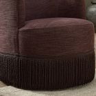 Citrino Fringe Petite Swivel Chair