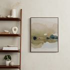 Viridian Misty Lake I Wall Art by Minted for West Elm