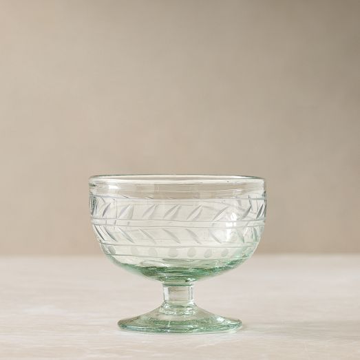 Pierce & Ward Etched Coupe Glass Sets by West Elm