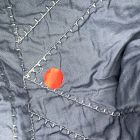Open Box: Triangle Denim Quilt, Twin - Blue