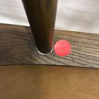 Open Box: Lombard Counter Stool - Chaps Saddle, Vintage Ash