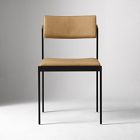 Freeman Leather Pivot Back Dining Chair