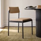 Freeman Leather Pivot Back Dining Chair