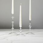 Paradiso Clear Glass Taper Holders