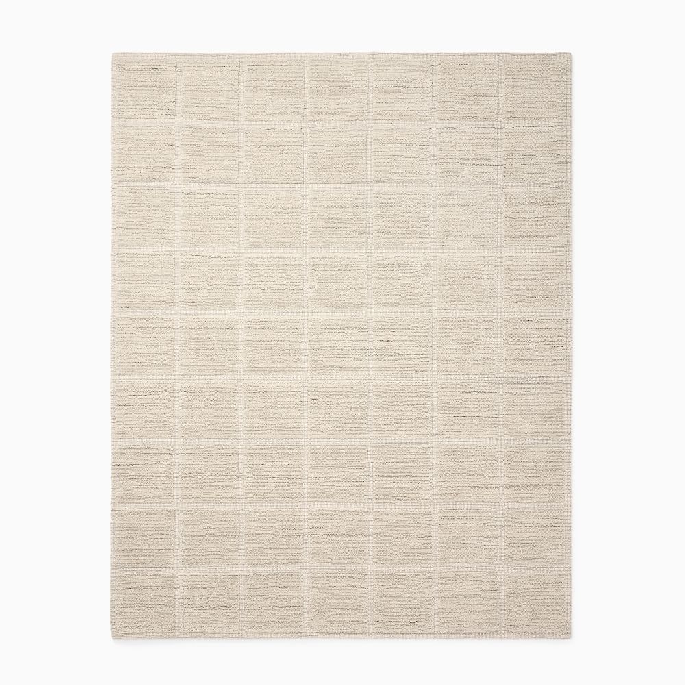 Lumini Grid Performance Wool Rug by West Elm