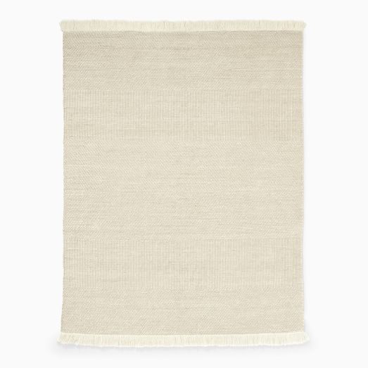 Tweed Flatweave Cotton Wool Rug by West Elm