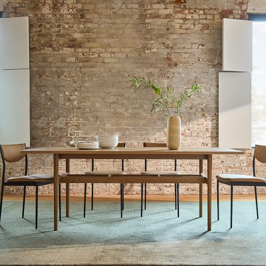 Blakley Solid Wood Dining Table (72"-120") by West Elm