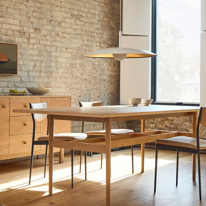 Blakley Solid Wood Dining Table 72–120