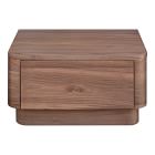 Rina Curved Oak Pedestal Nightstand (20")