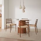 Anton Round Marble Pedestal Dining Table (48")