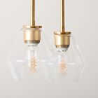 Sculptural 7-Light Geo Chandelier (41.5"&ndash;47")
