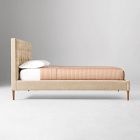 Emmett Tufted Bed - Wood Legs