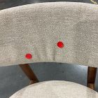 Open Box: Edison Armless Side Dining Chair - Performance Chenille Tweed Sand, Cool Walnut