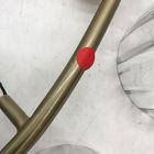 Open Box: Hari Glass 4-Light Chandelier - Antique Brass