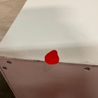 Open Box: Quinn Open Nightstand (17") - Cerused White, Dark Bronze Hardware