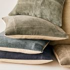 Patchwork Chenille Pillow Cover