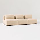 Quinten Slim Profile Armless Modular Sofa (68"&ndash;102")