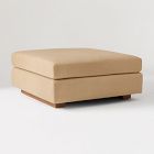 Thea Leather Ottoman
