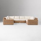 Westport Wicker Outdoor 6-Piece U-Shaped Sectional (139")