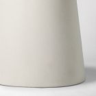 Concrete Pedestal Indoor/Outdoor Round Side Table (18"&ndash;24")