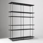 Sintra Wood &amp; Metal Bookcase (60")