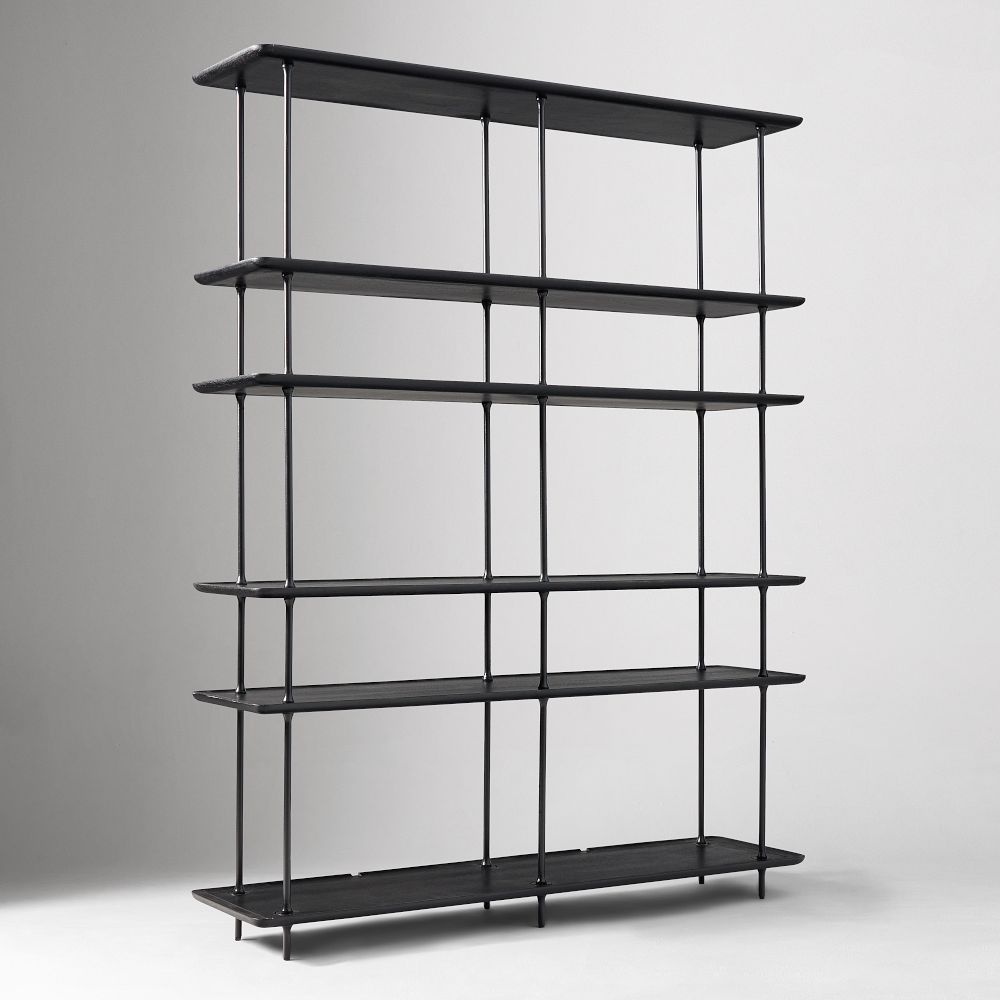 Sintra Wood & Metal Bookcase (60") by West Elm