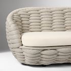 Cozy Upholstered Outdoor Sofa (89")