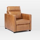 Open Box: Harris Leather Power Recliner - Saddle Leather Nut, Chocolate