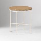 Emma Chamberlain Woven Outdoor Side Table (15")