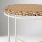 Emma Chamberlain Woven Outdoor Side Table (15")