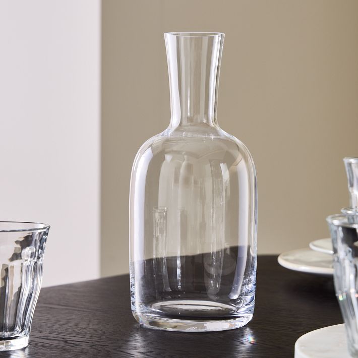 Borough Water Carafe, Fluted Glass