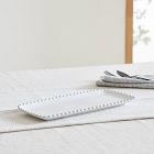 Costa Nova Pearl White Rectangular Tray