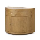 Open Box: Farragut Solid Wood Marble Nightstand (30"W x 24"H)