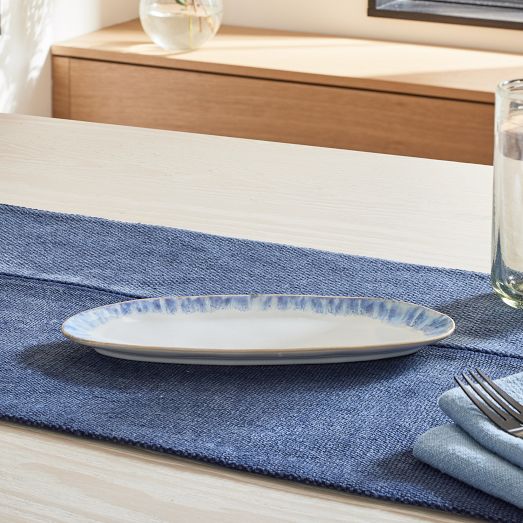Costa Nova Brisa Stoneware Oval Platter by West Elm