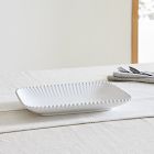 Costa Nova Pearl White Stoneware Rectangular Platters