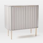 Open Box: Vivien Bar Cabinet (36") - Flax, Light Bronze