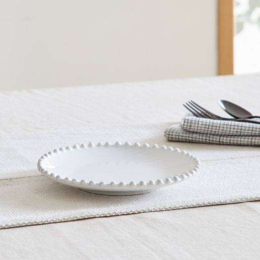 Costa Nova Pearl White Stoneware Bread Plates (Set of 4) by West Elm