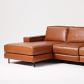 Video 1 for Axel Motion Reclining Leather 3-Piece Reclining Chaise Sectional (108")