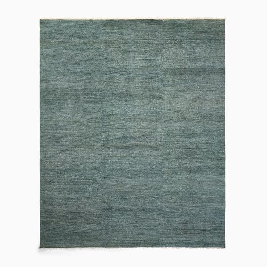 Hand-Knotted Solid Wool Rug by West Elm