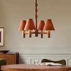 Pierce &amp; Ward 4-Light Wood Chandelier (22")