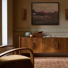Pierce &amp; Ward Ball Foot Wood Media Console (70")