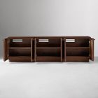 Pierce &amp; Ward Burl Wood Media Console (80")