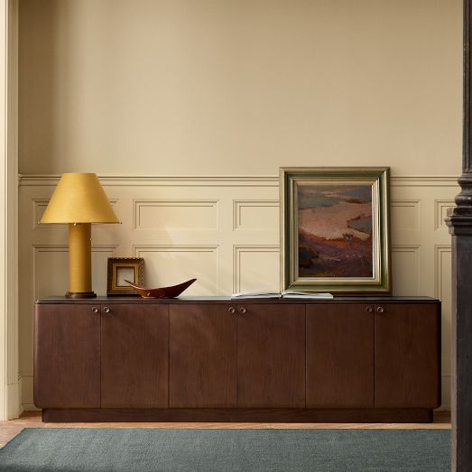 Pierce & Ward Burl Wood Media Console (80") by West Elm