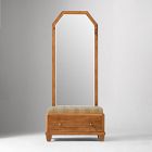 Pierce &amp; Ward Entry Bench w/ Mirror (32")
