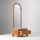 Pierce &amp; Ward Entry Bench w/ Mirror (32")