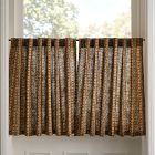 Pierce &amp; Ward Blooming Vine Stripe Curtain