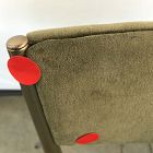 Open Box: Alessio Dining Chair - Deluxe Velvet Juniper, Champagne Bronze